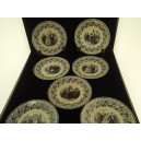 Jules Vieillard Bordeaux series of 7 talking plates the beautiful days of life