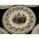 Jules Vieillard Bordeaux série de 7 assiettes parlantes les beaux jours de la vie