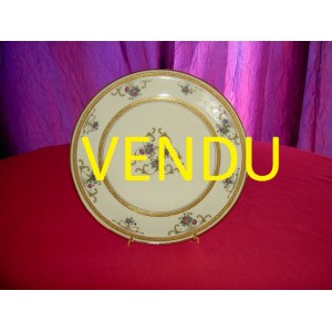 Assiette porcelaine de Limoges Leclair