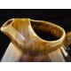 Vintage flamed stoneware water pitcher