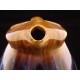 Vintage flamed stoneware water pitcher