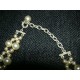 Collier ras de cou en perle fermoir argent