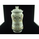 Saint Clément vintage earthenware pharmacy jar