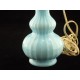 Blue opaline lamp base Chatard