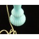 Blue opaline lamp base Chatard