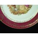 Assiette de décoration décor Fragonard en porcelaine de Limoges