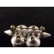 Small vintage brooch with white stones