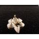 Small vintage brooch with white stones