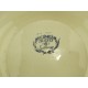 Cake stand plate on foot, earthenware Robert Charbonnier Longchamps model Bluets