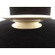 Cake stand plate on foot, earthenware Robert Charbonnier Longchamps model Bluets