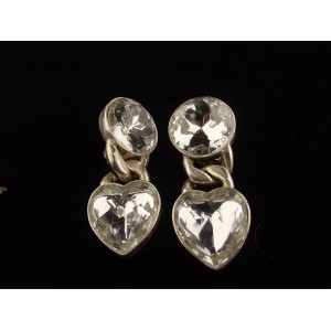 Paire de boucles d'oreilles clips Agatha vintage