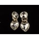 Paire de boucles d'oreilles clips Agatha vintage