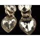 Paire de boucles d'oreilles clips Agatha vintage