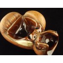 Cendrier vide-poche ancien en forme de gant de boxe