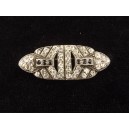 Broche fantaisie art déco