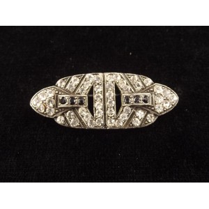 Broche fantaisie art déco