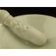 Antique Couleuvre porcelain mortar and pestle