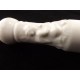 Antique Couleuvre porcelain mortar and pestle