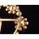 Importante boucle de ceinture ancienne strass bleus et blancs