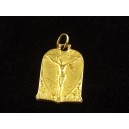 Religious Communion Medal in FIX Gold Plate