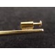 Antique Art Nouveau pearl barrette brooch in gold plated Oria