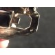 Broche art déco en argent hématite et marcassites