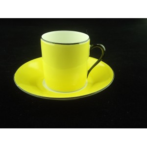 Tasse à café litron porcelaine Limoges UML 1930