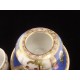 Encrier ancien en porcelaine de Dresde Héléna Wolfsohn XIXème