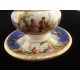 Encrier ancien en porcelaine de Dresde Héléna Wolfsohn XIXème