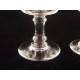 2 verres à pied à Porto anciens dans le goût de Saint-Louis Baccarat
