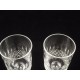 2 verres à pied à Porto anciens dans le goût de Saint-Louis Baccarat