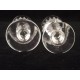 2 verres à pied à Porto anciens dans le goût de Saint-Louis Baccarat
