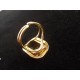 Bague plaqué or vintage émail de Limoges signé