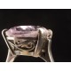 Bague ancienne en argent améthyste