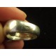 Bague en argent ambre naturelle verte