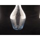 Blue bubble glass carafe signed BIOT