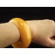 Vintage amber bakelite bracelet