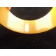 Bracelet vintage en bakélite ambre jaune