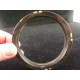 Bracelet jonc vintage en corne et nacre