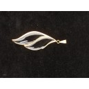 Vintage gold-tone metal pendant, GES GESCH brand