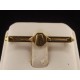 Broche barette ancienne en plaqué or fix baptême Vierge