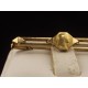 Broche barette ancienne en plaqué or fix baptême Vierge