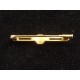 Broche barette ancienne en plaqué or fix baptême Vierge