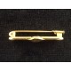 Broche barette ancienne en plaqué or fix baptême Vierge