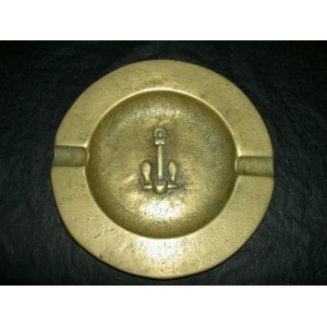 Cendrier ancre en bronze