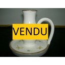 bougeoir &agrave; main sign&eacute; motif oiseau