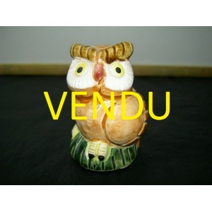 petite chouette en c&eacute;ramique