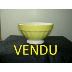 Digoin earthenware bowl and Sarreguemines