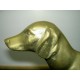 chien de chasse en bronze