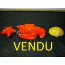 Servant table barbotine